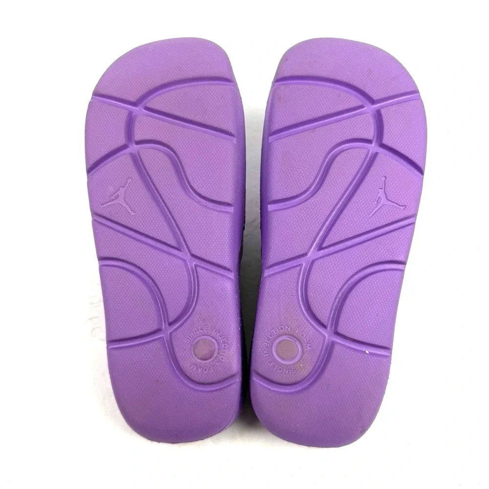 Jordan Nike‎ Post Slides Womens 8 Purple Foam Sandal Slip On Shoes Beach Travel